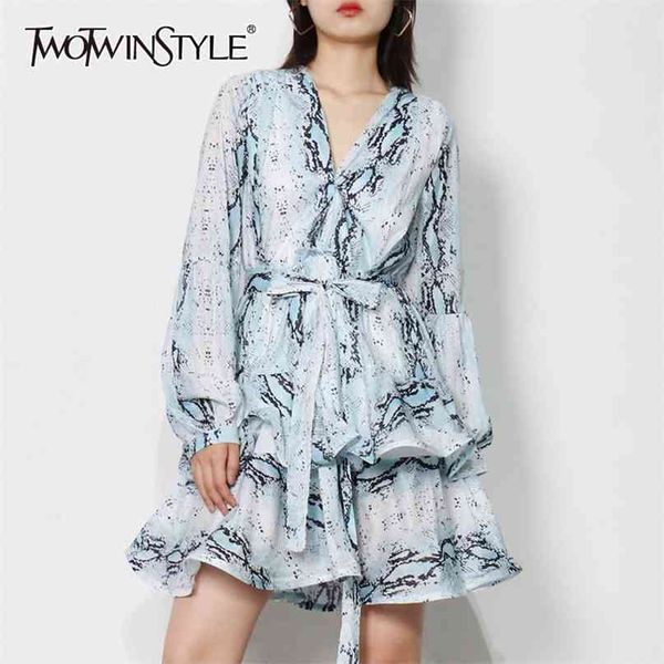 lace up bowknot print dress for women v neck lantern long sleeve high waist spring dresses female fashion style 210520, Black;gray
lace up bowknot print dress for women v neck lantern long sleeve high waist spring dresses female fashion style 210520, Black;gray