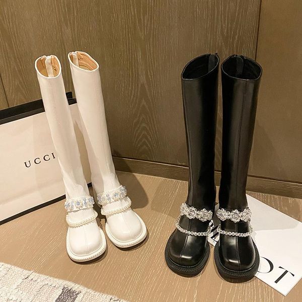 boots woman chain girls black brand shoes women soft thick heels ladies fashion knee high female casual military
boots woman chain girls black brand shoes women soft thick heels ladies fashion knee high female casual military