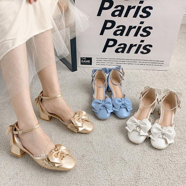 dress shoes spring 2021 japanese bow knot mary jane shoe middle-heel with a single buckle, Black
dress shoes spring 2021 japanese bow knot mary jane shoe middle-heel with a single buckle, Black