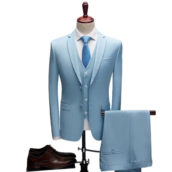 men's suits & blazers 2021 spring mens wedding groom plus size - 6xl 3 pieces(jacket+vest+pant) slim fit casual tuxedo suit ma, White;black
men's suits & blazers 2021 spring mens wedding groom plus size - 6xl 3 pieces(jacket+vest+pant) slim fit casual tuxedo suit ma, White;black