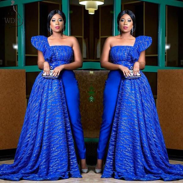 party dresses evening dress for the stylish wedding guest royal blue one shoulder jumpsuit prom gowns robe, White;black
party dresses evening dress for the stylish wedding guest royal blue one shoulder jumpsuit prom gowns robe, White;black