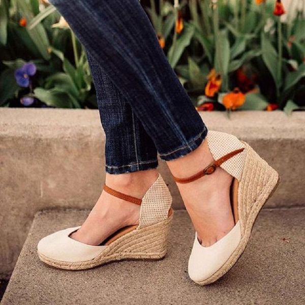 dress shoes summer women wedges espadrille high heels gladiator sandals ankle strap platform ladies pumps big size zapatos mujer, Black
dress shoes summer women wedges espadrille high heels gladiator sandals ankle strap platform ladies pumps big size zapatos mujer, Black
