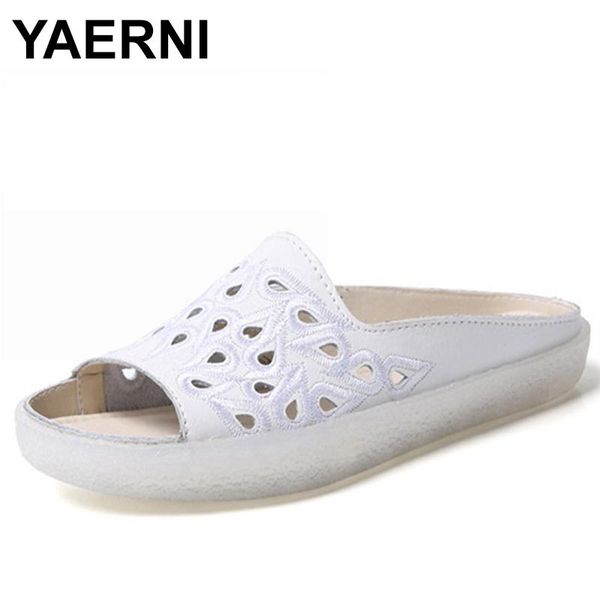 slippers yaerni fashion flat short women 2021 genuine leather summer sandals and wild with women's shoes, Black
slippers yaerni fashion flat short women 2021 genuine leather summer sandals and wild with women's shoes, Black