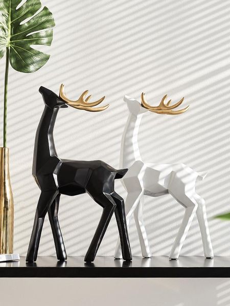 decorative objects & figurines nordic white geometric reindeer resin decorations modern creative living room home decoration accessories mm6
decorative objects & figurines nordic white geometric reindeer resin decorations modern creative living room home decoration accessories mm6