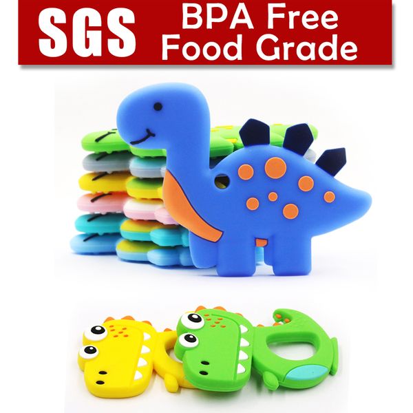 Baby Food Grade Silicone Teethers Cartoon Animals Deer Dinosaur Teethers Pendant Necklace Accessory BPA Free Chew Toys for Kids
Baby Food Grade Silicone Teethers Cartoon Animals Deer Dinosaur Teethers Pendant Necklace Accessory BPA Free Chew Toys for Kids