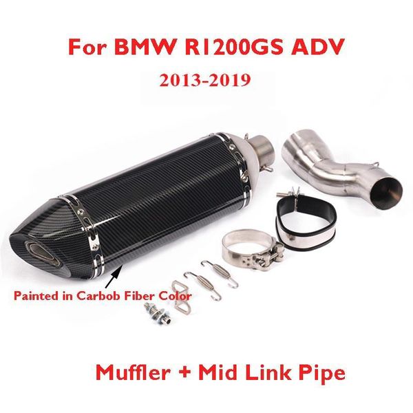 motorcycle exhaust system tip muffler connect tube middle mid link pipe for r1200gs 2013-2021
motorcycle exhaust system tip muffler connect tube middle mid link pipe for r1200gs 2013-2021