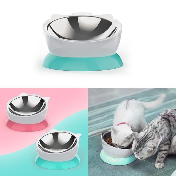 stainless steel cute cat and dog bowl protection cervical vertebra feeding dishes oblique mouth pet bowls & feeders
stainless steel cute cat and dog bowl protection cervical vertebra feeding dishes oblique mouth pet bowls & feeders