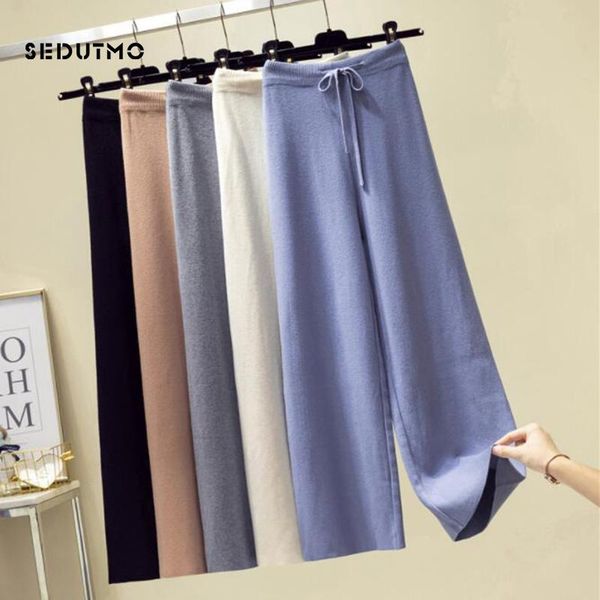 women's pants & capris sedutmo winter wide leg women high waist loose trousers knitting autumn casual streetwear black sweatpants ed923, Black;white
women's pants & capris sedutmo winter wide leg women high waist loose trousers knitting autumn casual streetwear black sweatpants ed923, Black;white