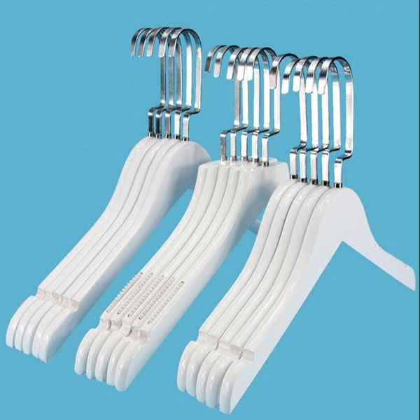 hangers & racks 10pcs/lot 40cm /44cm white solid wood children's hanger and trousers clips
hangers & racks 10pcs/lot 40cm /44cm white solid wood children's hanger and trousers clips