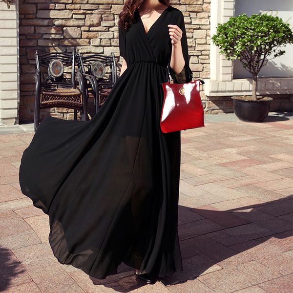 20212021 summer temperament vestido slim chiffon long white beach bodycon dress women deep v-neck black dress ropa de mujer 3xl, Black;gray
20212021 summer temperament vestido slim chiffon long white beach bodycon dress women deep v-neck black dress ropa de mujer 3xl, Black;gray