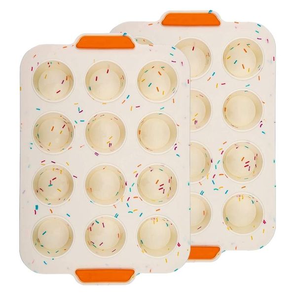 baking & pastry tools bread loaf pans,silicone bakeware,bake molds,12 cup silicone muffin pans,non-stick pan,2 pack
baking & pastry tools bread loaf pans,silicone bakeware,bake molds,12 cup silicone muffin pans,non-stick pan,2 pack