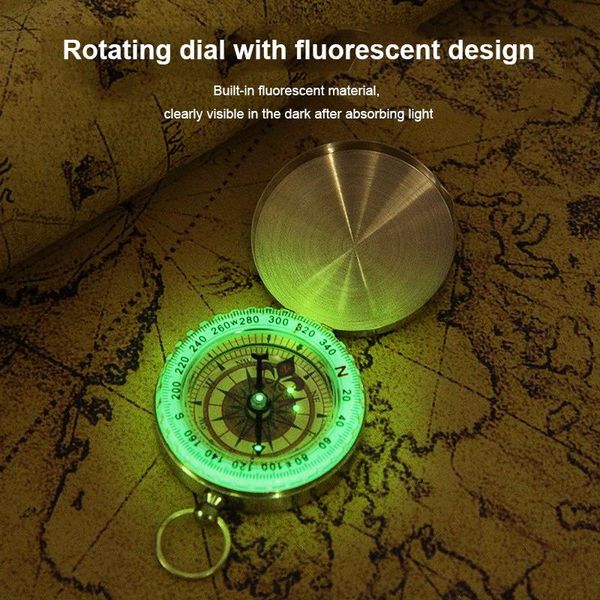 portable mini vintage brass noctilucent pocket compass hiking camping watch retro style golden navigation outdoor gadgets
portable mini vintage brass noctilucent pocket compass hiking camping watch retro style golden navigation outdoor gadgets