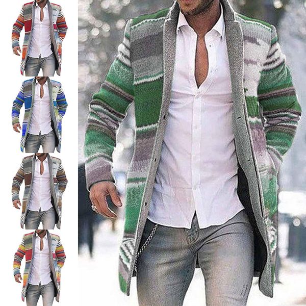 winter fashion patchwork mens knitted jackets thick comfy long sleeve sweater coat warm stand collar fall tide casual cardigan, Tan;black
winter fashion patchwork mens knitted jackets thick comfy long sleeve sweater coat warm stand collar fall tide casual cardigan, Tan;black