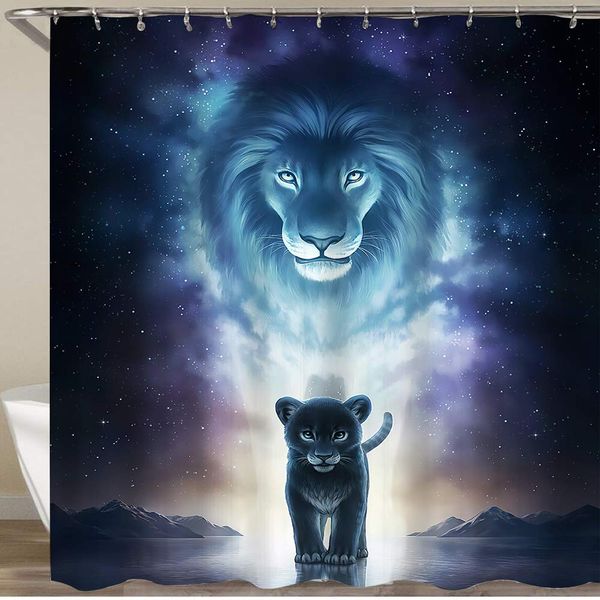 shower curtain,king lion and baby in galaxy,waterproof bath curtains polyester decorative shower curtains
shower curtain,king lion and baby in galaxy,waterproof bath curtains polyester decorative shower curtains