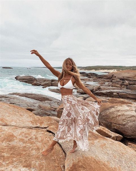 skirts duisnena long boho skirt white dress with pink floral print women spring summer tassel vestidos, Black
skirts duisnena long boho skirt white dress with pink floral print women spring summer tassel vestidos, Black