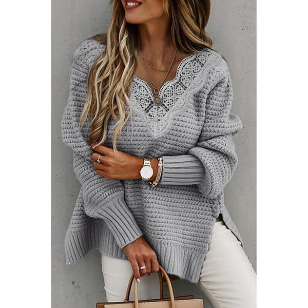 women's sweaters winter lace with low-cut women's nightgown loose split long sweatshirt oversized houndstooth vintage autumn sweat, White;black
women's sweaters winter lace with low-cut women's nightgown loose split long sweatshirt oversized houndstooth vintage autumn sweat, White;black