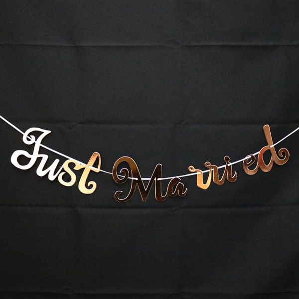 party decoration rose gold just married banner vintage wedding bunting garland po booth props romantic bachelorette
party decoration rose gold just married banner vintage wedding bunting garland po booth props romantic bachelorette
