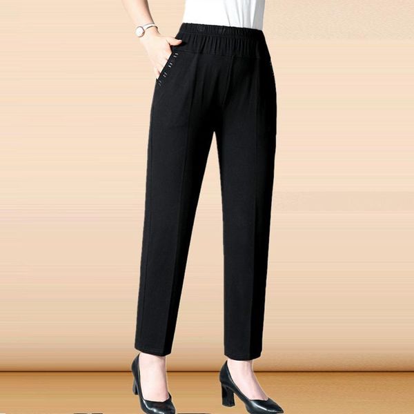 women's pants & capris oversize women trousers 2021 autumn winter elastic high waist casual plus size 8xl middle-aged female straight, Black;white
women's pants & capris oversize women trousers 2021 autumn winter elastic high waist casual plus size 8xl middle-aged female straight, Black;white