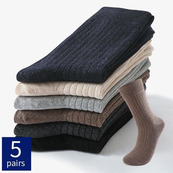 men's socks 5 pairs cotton man stripe long men warm winter sock ankle male solid color business calcetines hombre medias, Black
men's socks 5 pairs cotton man stripe long men warm winter sock ankle male solid color business calcetines hombre medias, Black