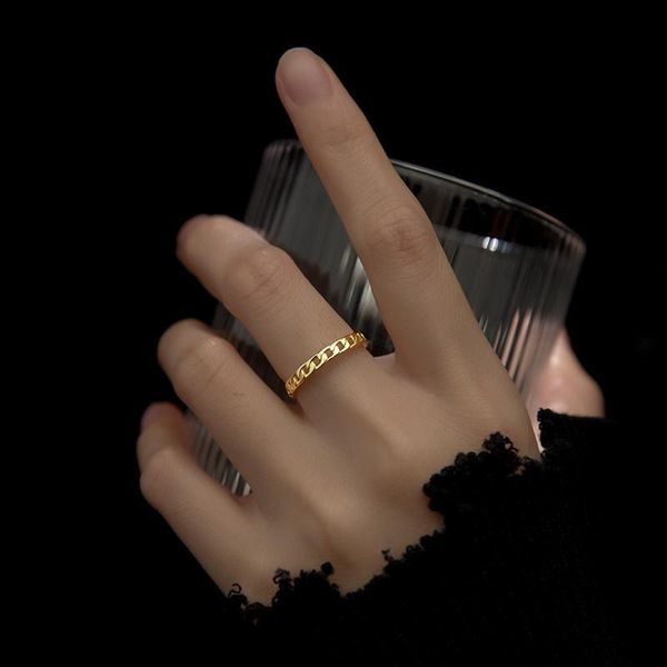 cluster rings woozu real 925 sterling silver simple punk link chain adjustable ring for women wedding engagement luxury fashion jewelry gift, Golden;silver
cluster rings woozu real 925 sterling silver simple punk link chain adjustable ring for women wedding engagement luxury fashion jewelry gift, Golden;silver