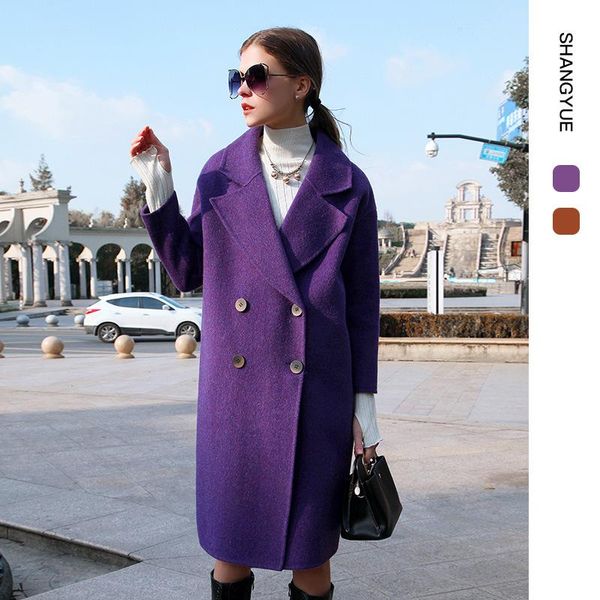women's trench coats double-sided cashmere coat mid-length winter product released duffle women chenille, Tan;black
women's trench coats double-sided cashmere coat mid-length winter product released duffle women chenille, Tan;black