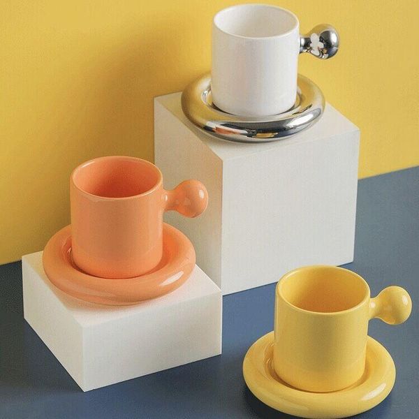 mugs ins creative round ball mug disc combination set yuanqi egg yolk coffee cup with plate ceramic dish nice and lovely
mugs ins creative round ball mug disc combination set yuanqi egg yolk coffee cup with plate ceramic dish nice and lovely