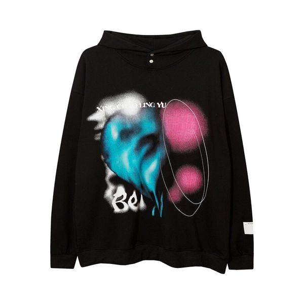 high street fashion brand rendering large hooded sweater men's and women's same youth student sports leisure ow hoodie, Black
high street fashion brand rendering large hooded sweater men's and women's same youth student sports leisure ow hoodie, Black