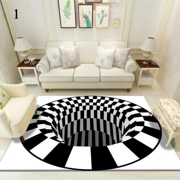 carpets 3d stereo vision carpet black&white anti-skid square vortex illusion pattern floor mat for home bedroom living room
carpets 3d stereo vision carpet black&white anti-skid square vortex illusion pattern floor mat for home bedroom living room