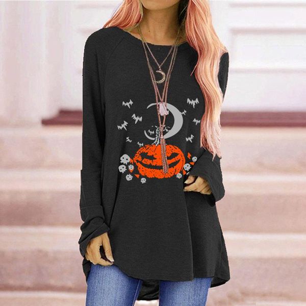 halloween pumpkin print sweatshirts casual o-neck long sleeve plus size women clothing blouses et chemises femm, Black
halloween pumpkin print sweatshirts casual o-neck long sleeve plus size women clothing blouses et chemises femm, Black