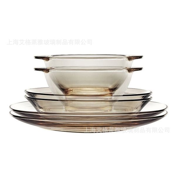 corning sodium calcium glass tableware cw tawny 6-piece dish set household
corning sodium calcium glass tableware cw tawny 6-piece dish set household