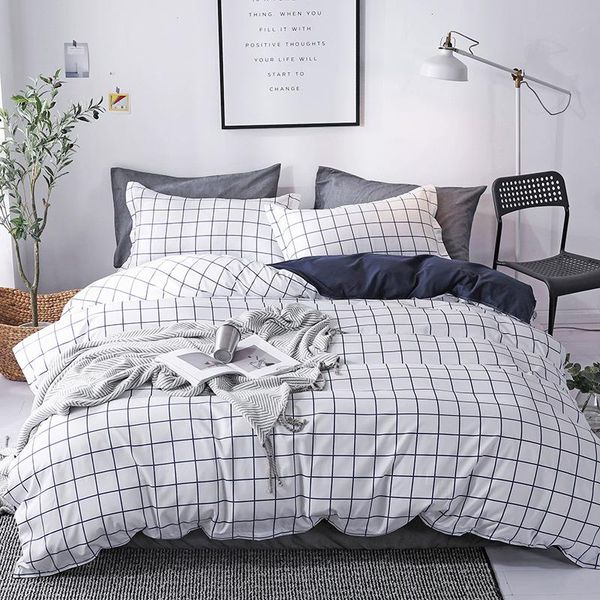 bedding sets 3/4pcs home textile lattice soft flat sheet/fitted sheet duvet cover bedclothes pillowcase double bedline dropship
bedding sets 3/4pcs home textile lattice soft flat sheet/fitted sheet duvet cover bedclothes pillowcase double bedline dropship