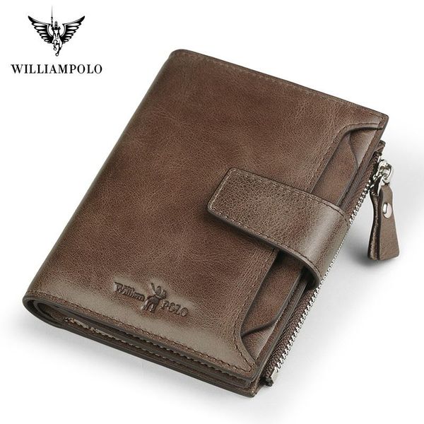 wallets williampolo full-grain leather short wallet for men black fashion vintage holder coin purses business clutch cowhid, Red;black
wallets williampolo full-grain leather short wallet for men black fashion vintage holder coin purses business clutch cowhid, Red;black
