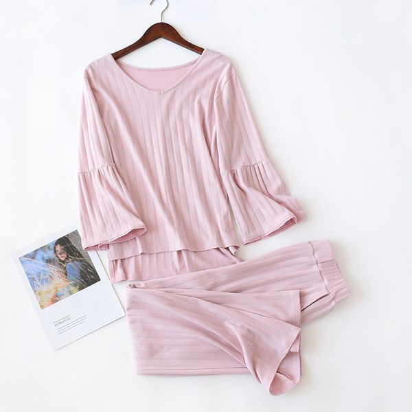 women's sleepwear autumn cotton pajama for women full sleeves pink pijamas loose set 2pcs pyjama femme pijama suit night wear 02xy, Black;red
women's sleepwear autumn cotton pajama for women full sleeves pink pijamas loose set 2pcs pyjama femme pijama suit night wear 02xy, Black;red