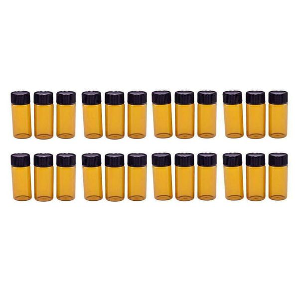 20pcs 3/5ml amber dram glass bottle mini empty essential oil perfume vials sample test bottles storage & jars
20pcs 3/5ml amber dram glass bottle mini empty essential oil perfume vials sample test bottles storage & jars