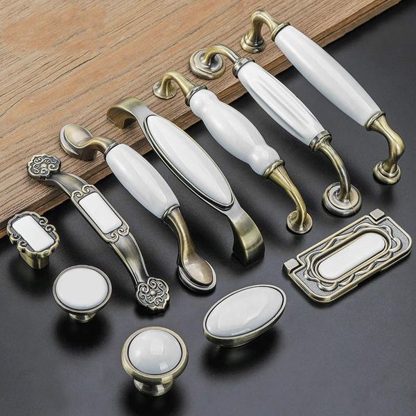 handles & pulls door american european-style green bronze white ceramic handle chinese style archaize drawer cabinet
handles & pulls door american european-style green bronze white ceramic handle chinese style archaize drawer cabinet