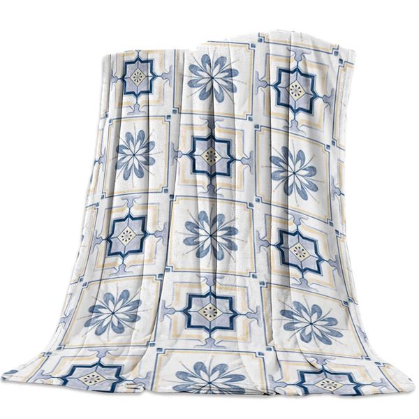 Flannel Fleece Blanket Classic Geometric Tiles Pattern Super Soft Warm Cozy Bed Couch or Car Throw Blanket for Children Adult
Flannel Fleece Blanket Classic Geometric Tiles Pattern Super Soft Warm Cozy Bed Couch or Car Throw Blanket for Children Adult