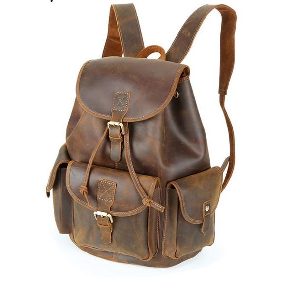 backpack retro crazy horse leather shoulder bag large capacity outdoor travel men's
backpack retro crazy horse leather shoulder bag large capacity outdoor travel men's