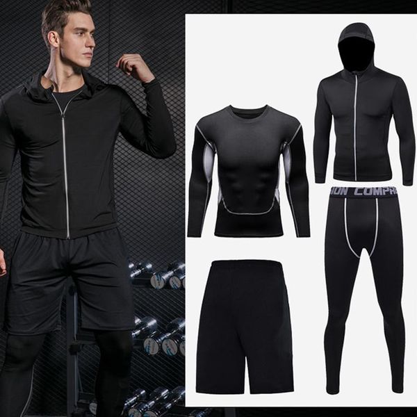 men's tracksuits men sportswear compression sport suits quick dry running sets clothes joggers training gym fitness 4pcs/set my348, Gray
men's tracksuits men sportswear compression sport suits quick dry running sets clothes joggers training gym fitness 4pcs/set my348, Gray