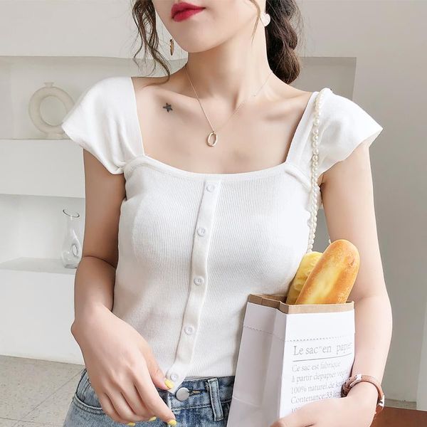 women's tanks & camis heliar women green knitted crop lady tank for tube square neck tees button up 2021, White
women's tanks & camis heliar women green knitted crop lady tank for tube square neck tees button up 2021, White