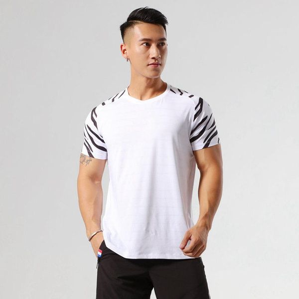 men quick dry breathable short sleeve t-shirt running training cylcing fitness gym compression jersey tee sports wear jerseys, Black;blue
men quick dry breathable short sleeve t-shirt running training cylcing fitness gym compression jersey tee sports wear jerseys, Black;blue