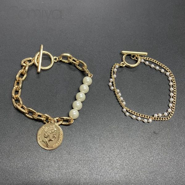 comiya korean bracelets for women femme round acrylic pearl beads pendant gold color zinc alloy accessories links femme bracelet, Black
comiya korean bracelets for women femme round acrylic pearl beads pendant gold color zinc alloy accessories links femme bracelet, Black