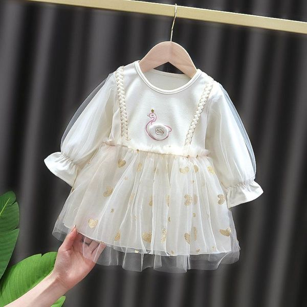 girl's dresses baby girl princess dress swan pattern embroidery spring&autumn mesh vestidos long sleeve infant sweet children clothes 0, Red;yellow
girl's dresses baby girl princess dress swan pattern embroidery spring&autumn mesh vestidos long sleeve infant sweet children clothes 0, Red;yellow