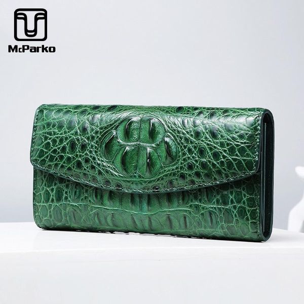 wallets mcparko crocodile wallet long clutch genuine leather card holder female purse 3-folds design, Red;black
wallets mcparko crocodile wallet long clutch genuine leather card holder female purse 3-folds design, Red;black