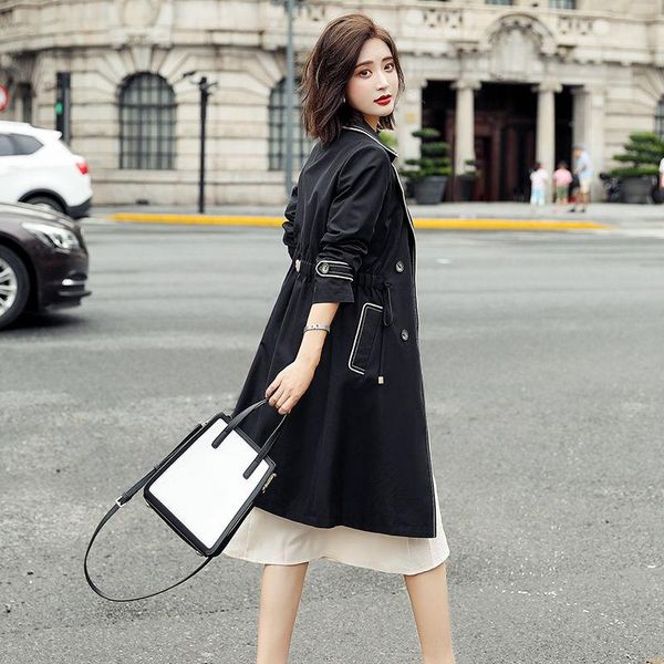 women 2021 autumn winter fashion trench coat female casual double -breasted elegant outerwear ladies windbreaker s100 women's coats, Tan;black
women 2021 autumn winter fashion trench coat female casual double -breasted elegant outerwear ladies windbreaker s100 women's coats, Tan;black