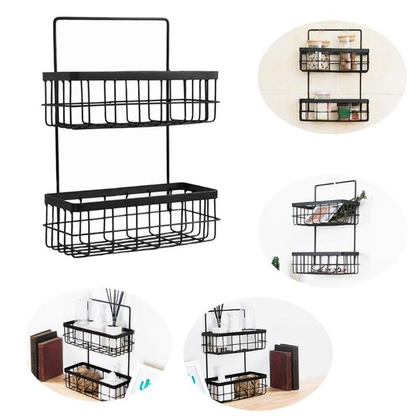 organiser storage basket shelf iron frame decorative rustproof practical home space saving wall hanging accessories double layer baskets
organiser storage basket shelf iron frame decorative rustproof practical home space saving wall hanging accessories double layer baskets