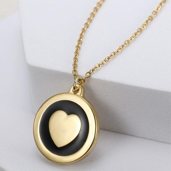 pendant necklaces lovely and trendy temperament plated 18k real gold love ins cold wind sweet ladies necklace titanium steel jewelry gift, Silver
pendant necklaces lovely and trendy temperament plated 18k real gold love ins cold wind sweet ladies necklace titanium steel jewelry gift, Silver