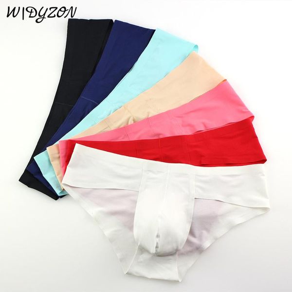underpants widyzon gay underwear men seamless briefs shorts mesh ribbed ice silk male panties man solid comfortable pouch cueca, Black;white
underpants widyzon gay underwear men seamless briefs shorts mesh ribbed ice silk male panties man solid comfortable pouch cueca, Black;white