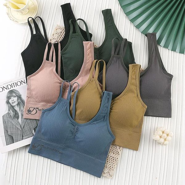 arrival spring and summer sports bralette yoga bra breathable crop tank padded shockproof workout outfit
arrival spring and summer sports bralette yoga bra breathable crop tank padded shockproof workout outfit
