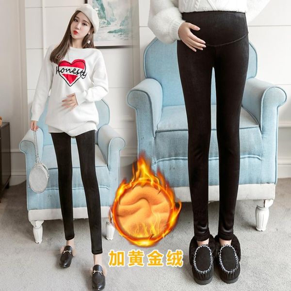 maternity bottoms wear bottoming pants fashion autumn and winter models thick high waist plus velvet trousers, White
maternity bottoms wear bottoming pants fashion autumn and winter models thick high waist plus velvet trousers, White