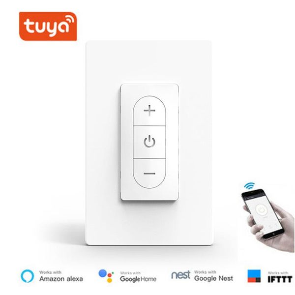 smart home control tuya wifi dimmer button switch panel supports alexa google 
smart home control tuya wifi dimmer button switch panel supports alexa google